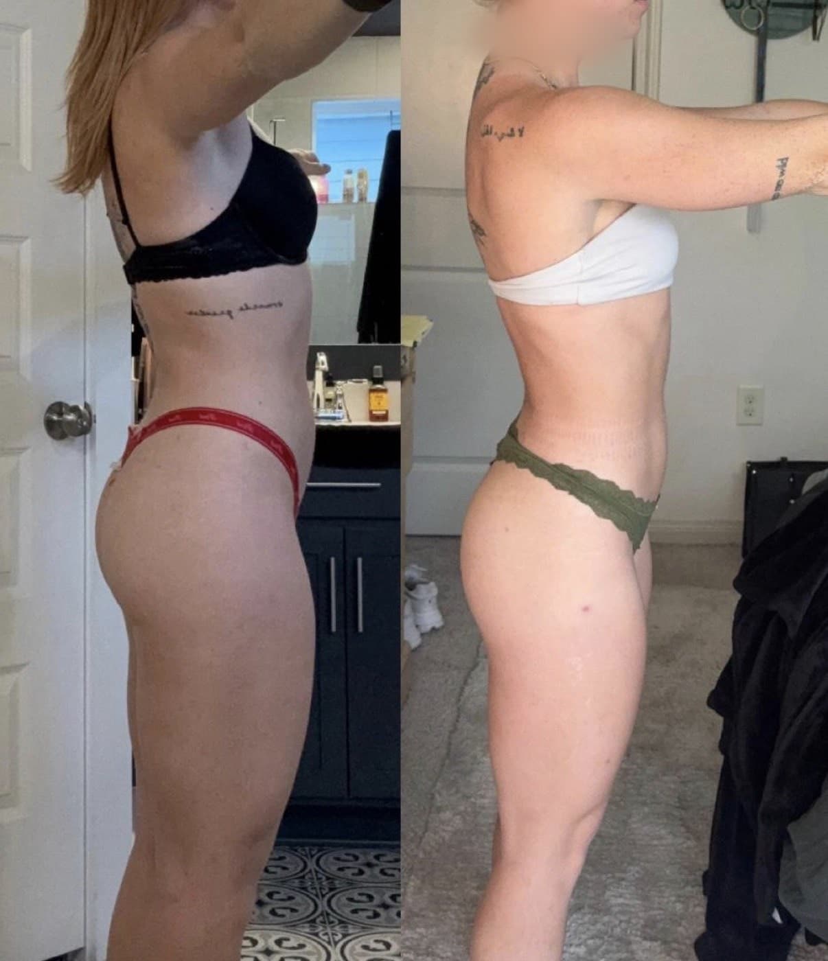 1:1 client before and after