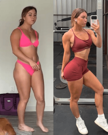 Danielle Kusenberger before and after